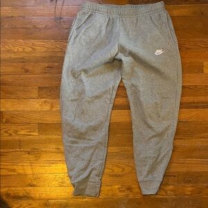Nike Club Fleece Gray Jogger Pants